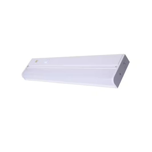 Commercial Electric 18" Hardwired White LED 5 CCT Linkable Under Cabinet Light