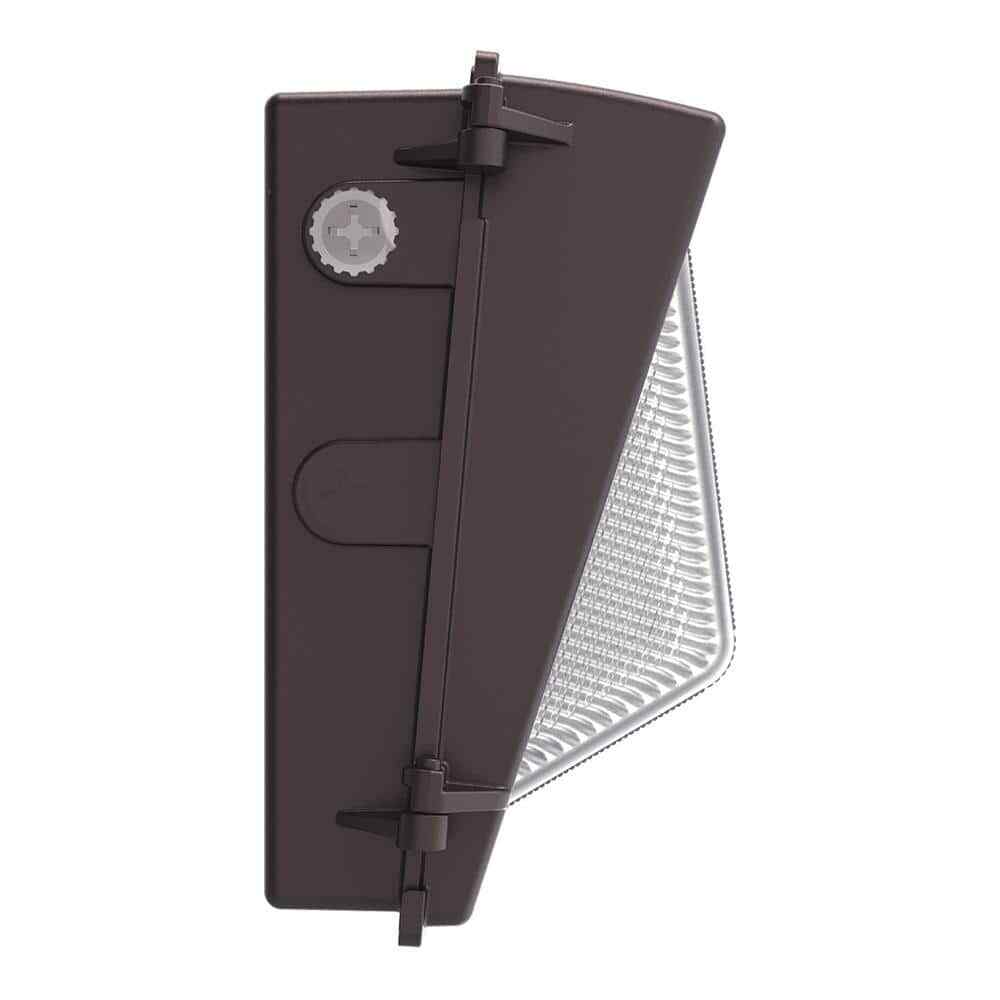 Commercial Electric LED Bronze Dusk to Dawn Wall Pack Light 3000K-5000K