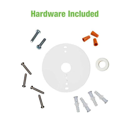 Commercial Electric 24 in. x 10 in. Low Profile LED Flush Mount Kitchen Light 