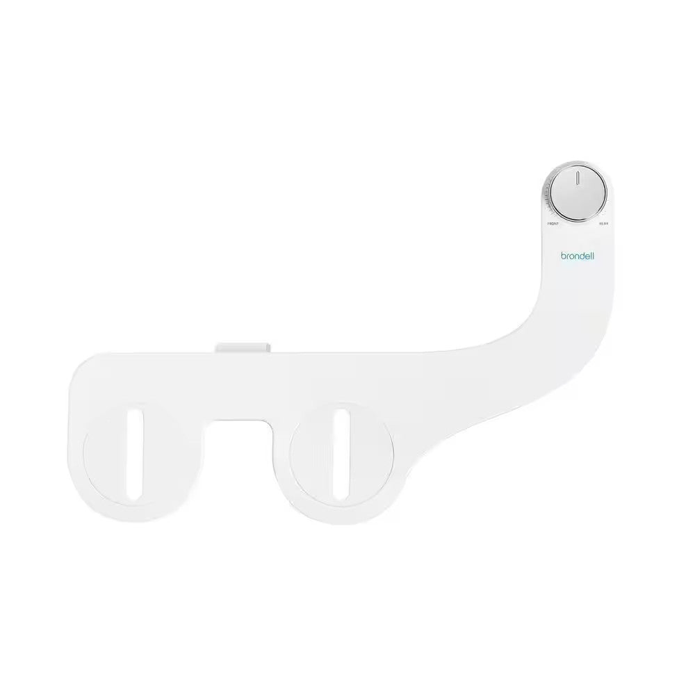 Brondell FreshSpa Comfort+ Ambient Temp Non-Electric Bidet Attachment in White