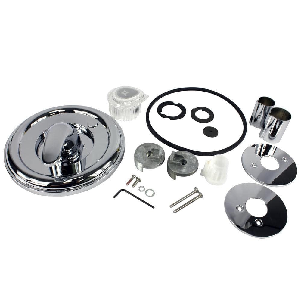 DANCO 2-Handle Tub and Shower Trim Kit in Chrome For Moen