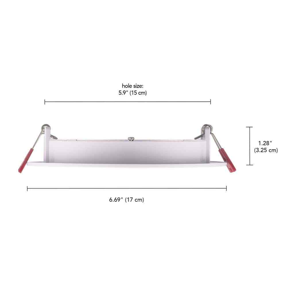 Commercial Electric LED 6 in Round Color Adjust Canless Recessed Light (4-Pack)