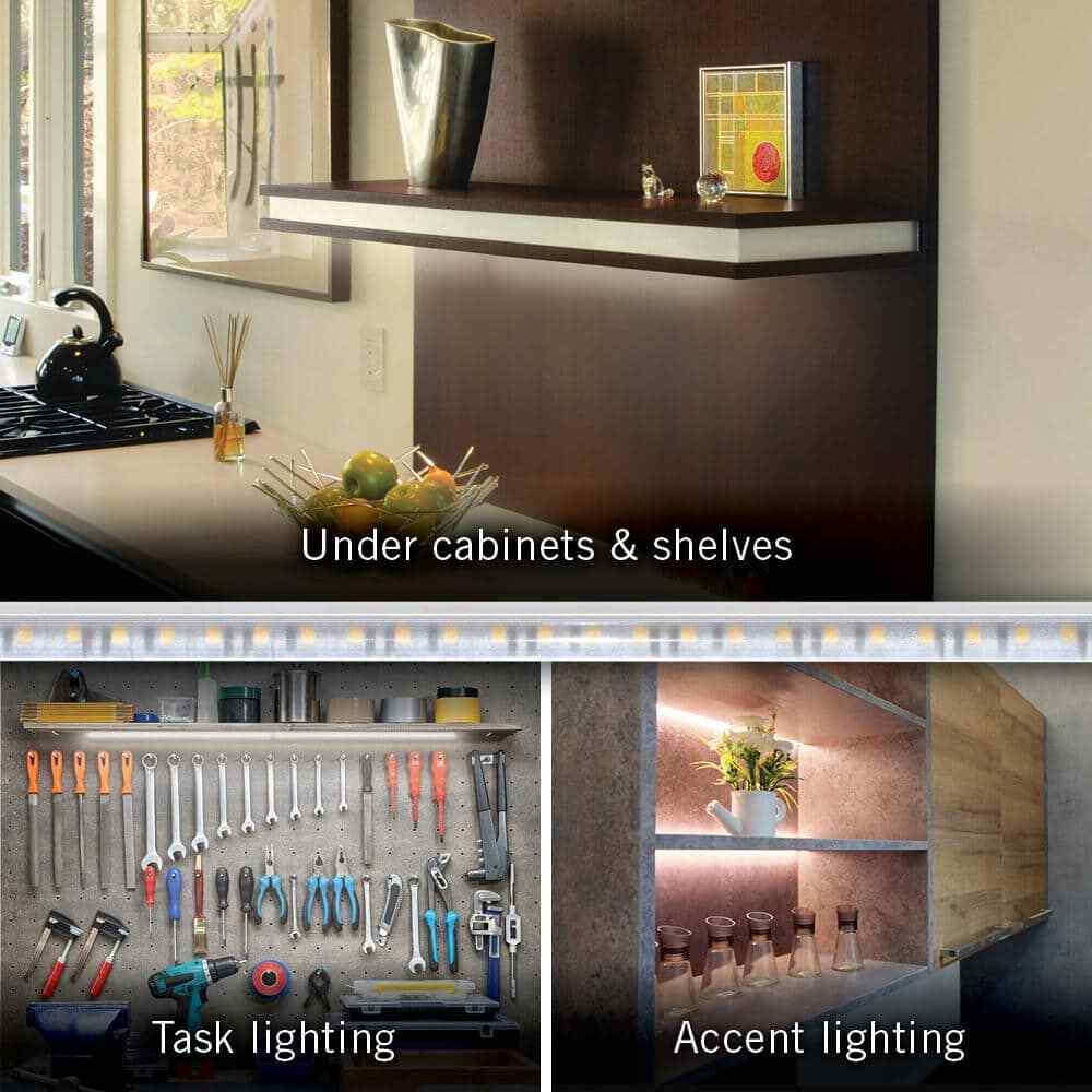 Armacost Lighting RigidStrip 24-Volt DC 12 in. LED Warm White 3000K Strip Light