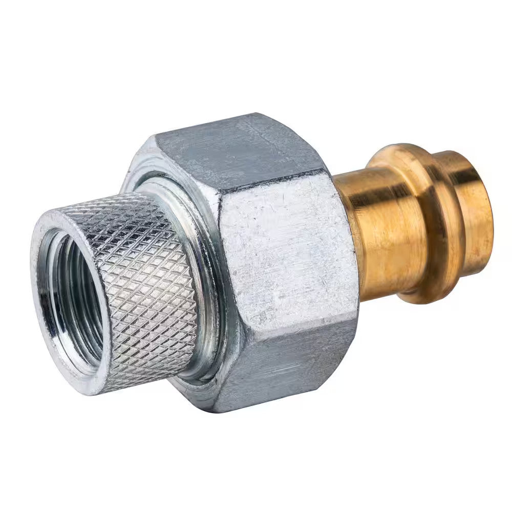 Apollo 3/4 in. x 3/4 in. FNPT x Copper Press Galvanized Dielectric Union