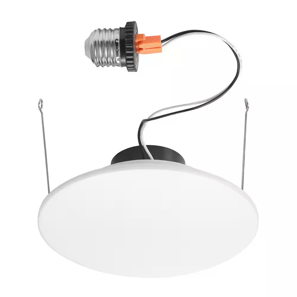 Commercial Electric 6" LED InfinitiEdge Recessed Retrofit Light Trim Adjust CCT