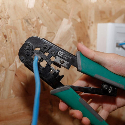 Commercial Electric Ratchet Modular Plug Crimper