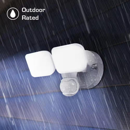 Defiant Maxdetect 240° Motion Sensor Smart Wired Outdoor 2-Head LED Flood Light