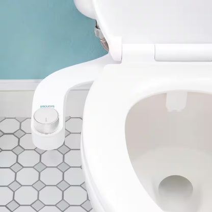 Brondell FreshSpa Comfort+ Ambient Temp Non-Electric Bidet Attachment in White