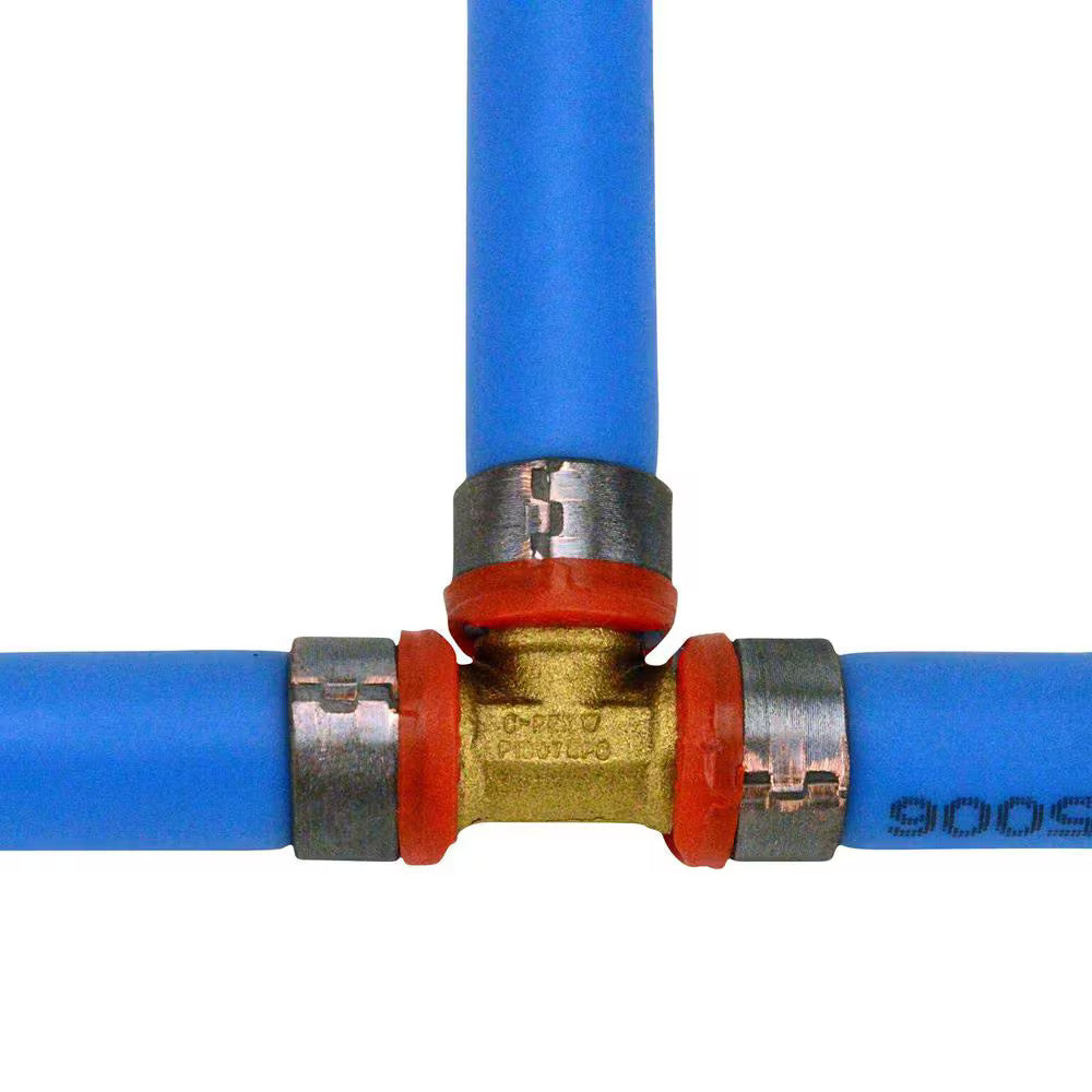 Apollo 1/2 in. Brass PEX-B Barb Tee 10-Pack APXT1210PK
