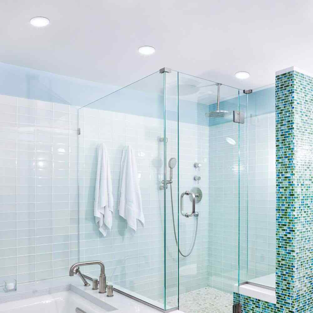 Commercial Electric 6" Pro LED Canless Recessed Light, Adjustable CCT, White