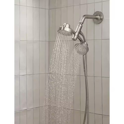 Awaken  1.75 GPM 6" Shower Head and Handheld Shower Head Vibrant Brushed Nickel