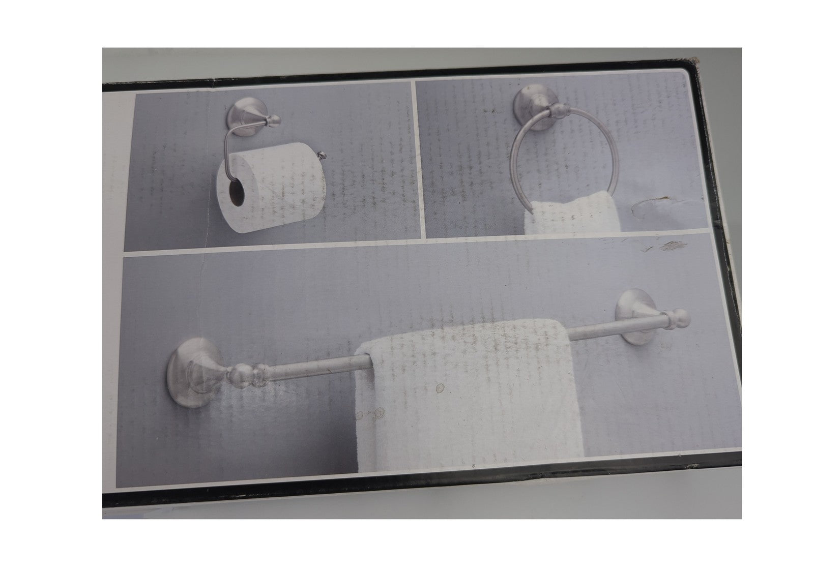 Delta GRE63-BN Greenwich II 3-Piece Accessory Set in SpotShield Brushed Nickel