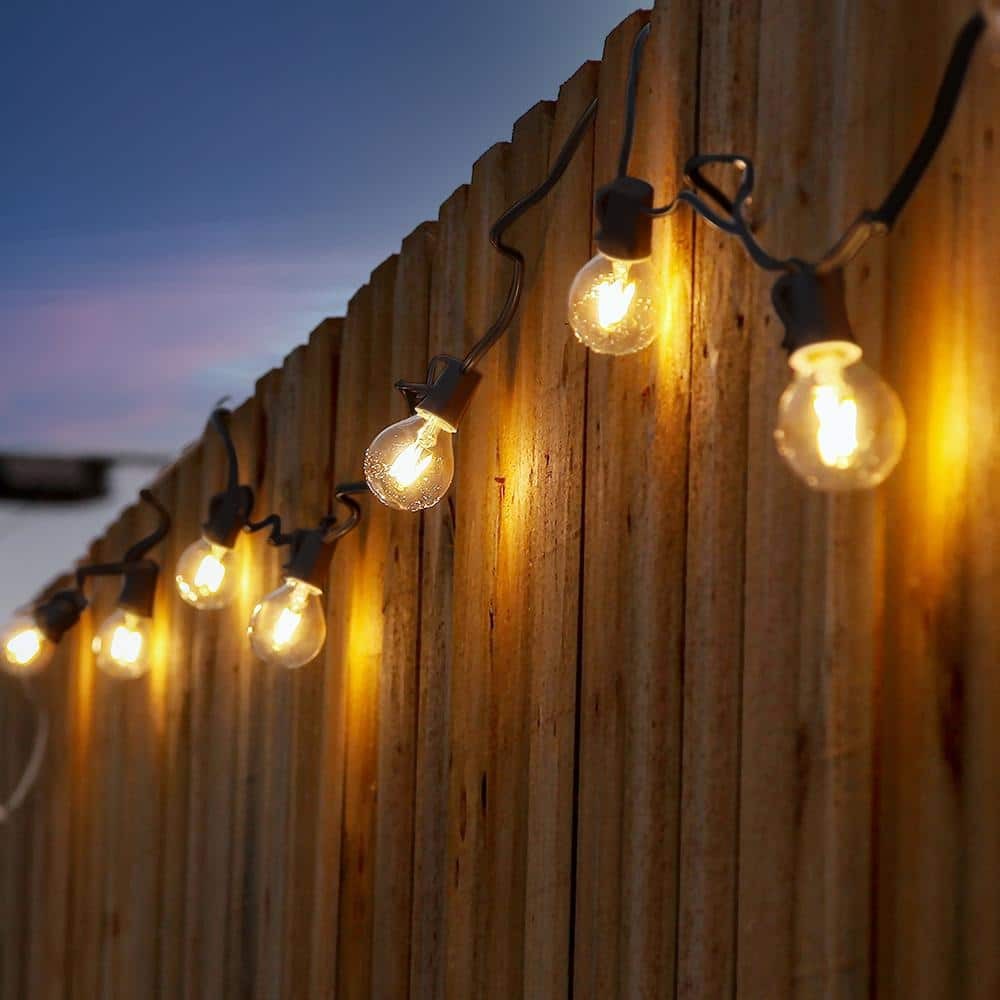 Brightech Ambience Pro LED String Lights - 26 Ft Patio Lights Outdoor Waterproof