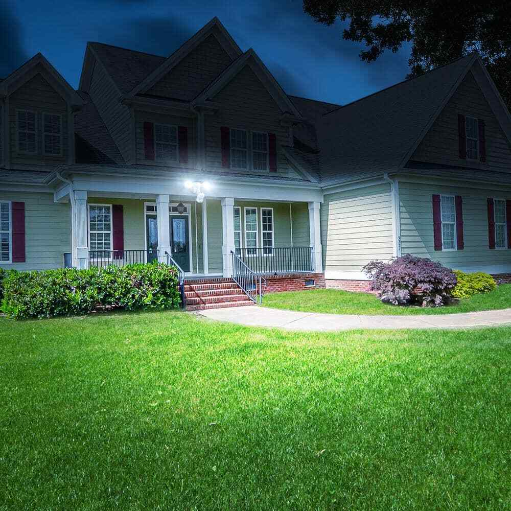 3000 Lumens 5000K White Motion Sensing Dusk to Dawn Integrated LED Flood Light