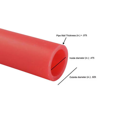 Apollo 1/2 in. x 100 ft. Red PEX-A Expansion Pipe in Solid EPPR10012S