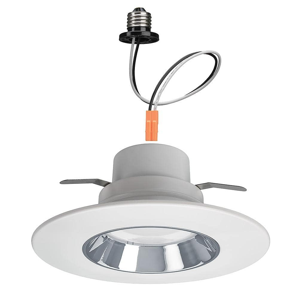 5 in./6 in. Integrated LED Recessed Light Trim 4 Color Baffle Trim Options Adjus