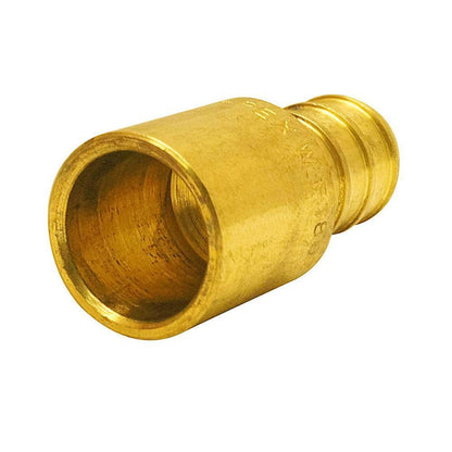 Apollo 1/2 in. Brass PEX-B Barb x Male Copper Sweat Adapter 10-Pack