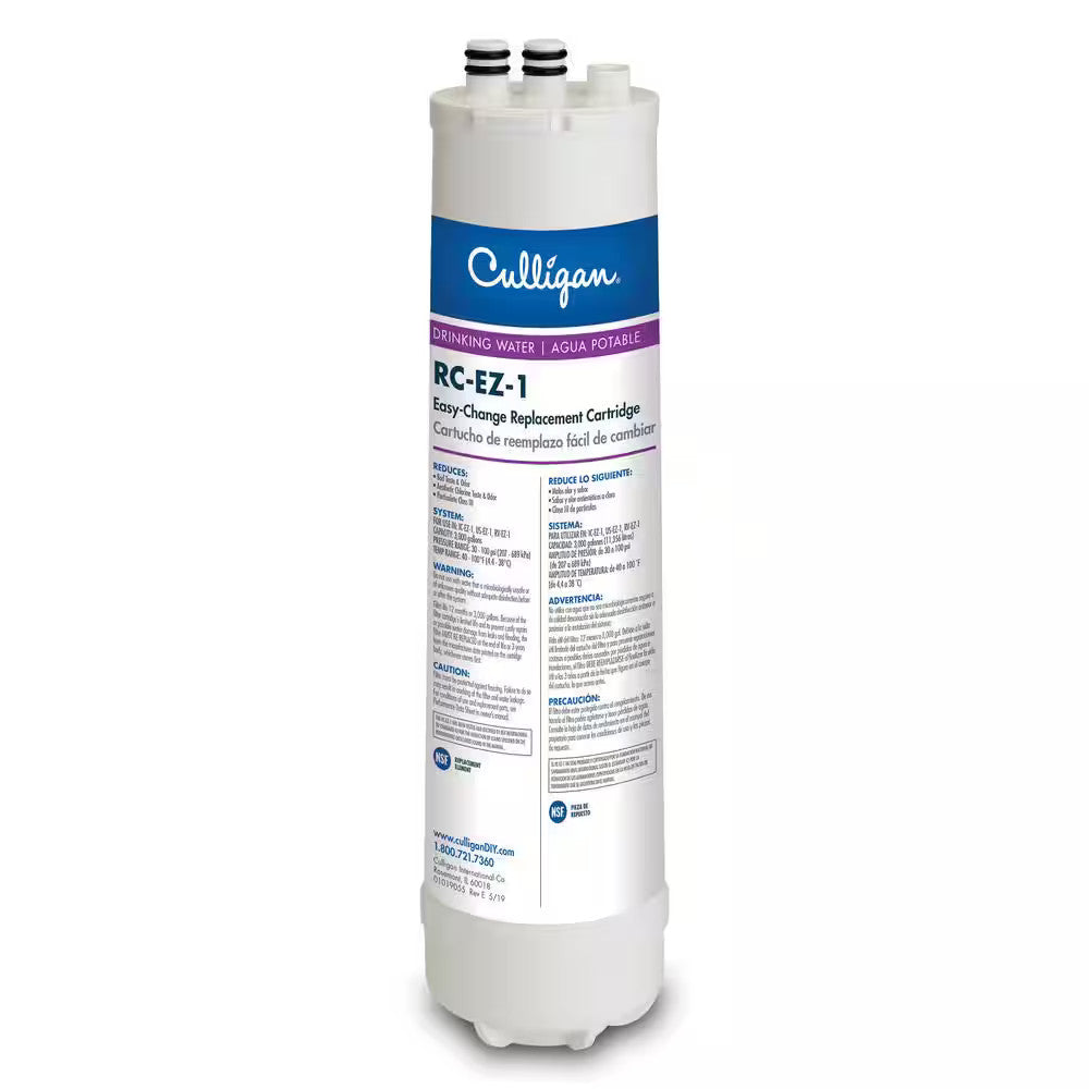 Culligan Replacement Cartridge Easy Change Filter Drinking Water RC-EZ-1