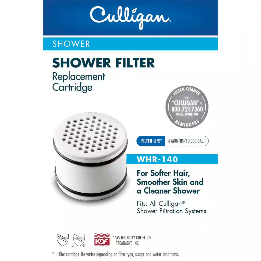 *2 PACK* Culligan Replacement Cartridge Shower Water Filtration Systems WHR-140