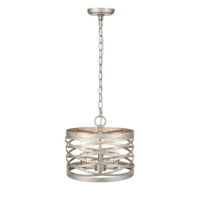 929 LIGHTING 9 in. 2-Light Antique Nickel Pendant 170022-AN