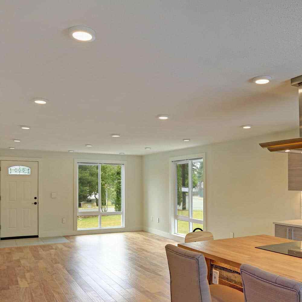 6 in. Slim Downlight CCT Selectable LED Recessed Downlight with Remote J-Box