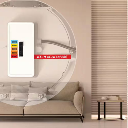 Commercial Electric 6" LED InfinitiEdge Recessed Retrofit Light Trim Adjust CCT