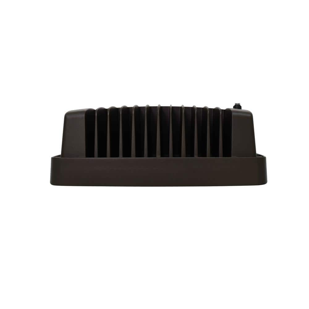 Commercial Electric 950W Equivalent LED Bronze Flood Light Dusk-to-Dawn