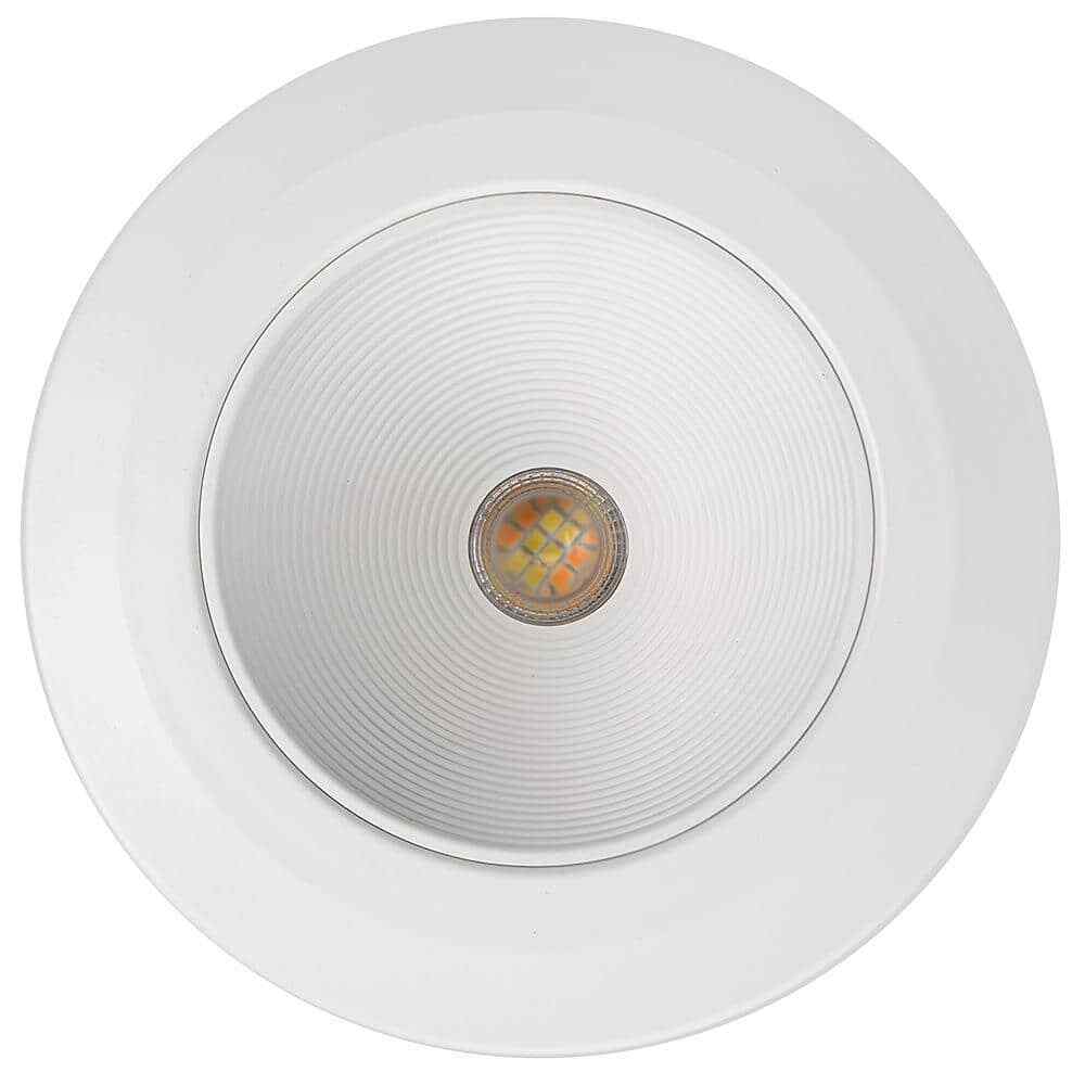 CE 6 in. Deep Baffle Adjustable CCT LED Recessed Light Trim Wet Rated Dimmable