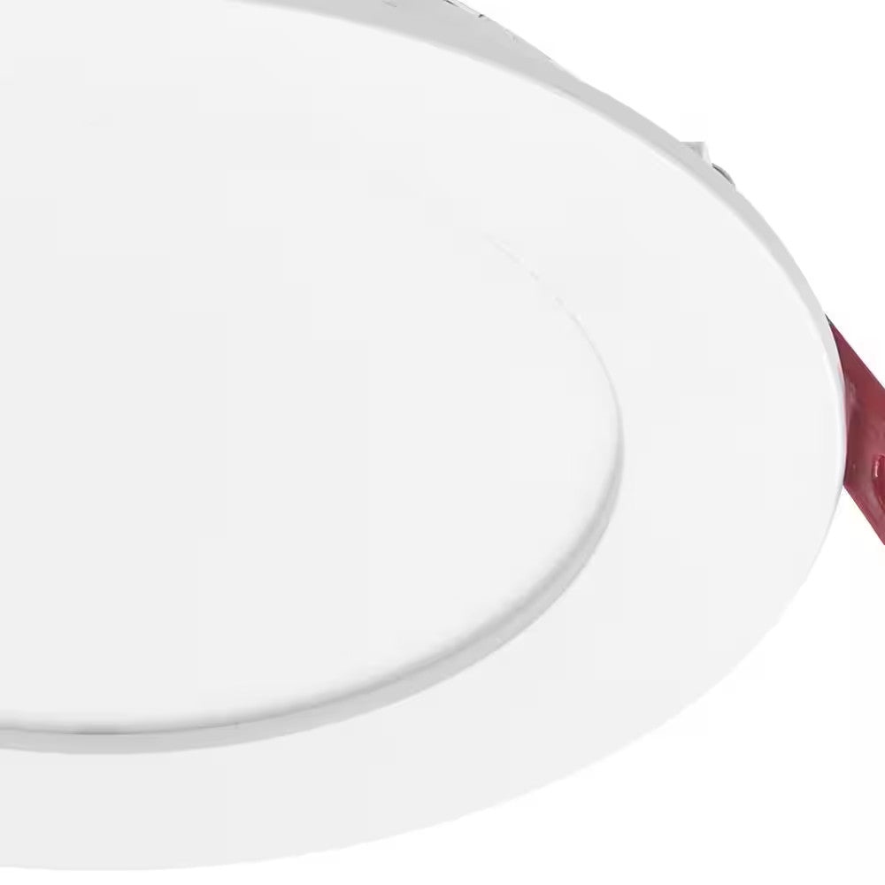 Commercial Electric LED 6 in Round Color Adjust Canless Recessed Light (4-Pack)