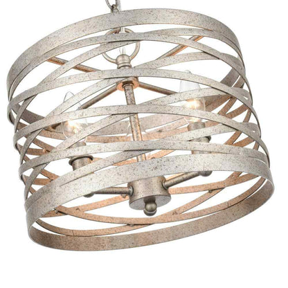 929 LIGHTING 9 in. 2-Light Antique Nickel Pendant 170022-AN