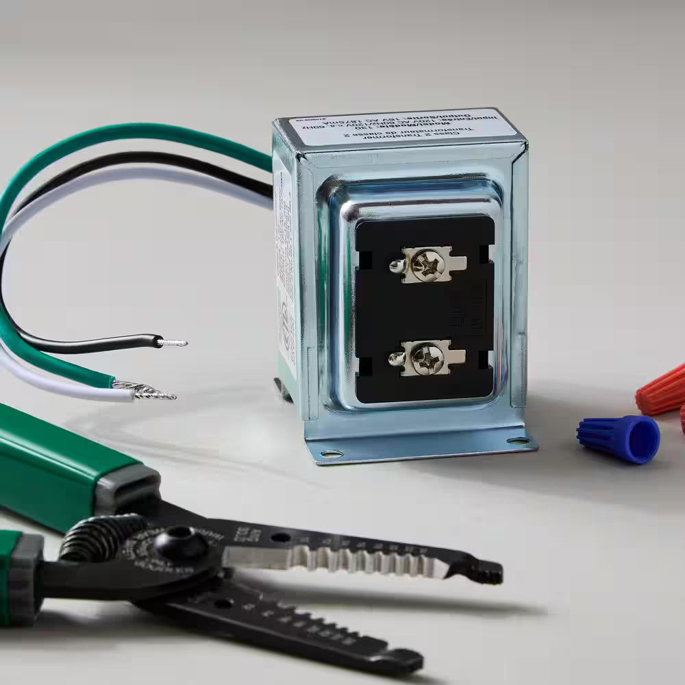 Defiant Wired 16VAC/30VA Doorbell Transformer Compatible w/ all Video Doorbells