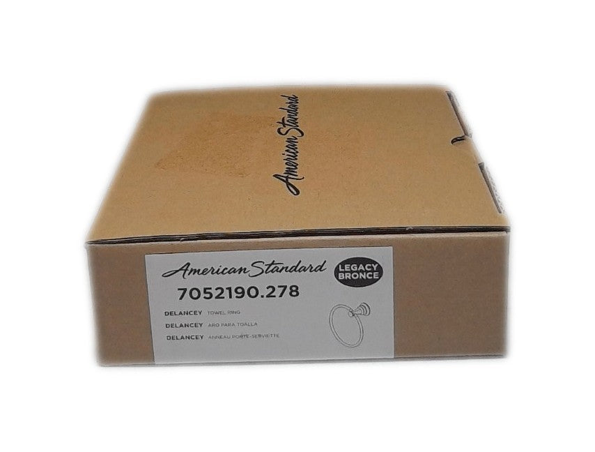 American Standard Delancey Wall Mounted Towel Ring in Legacy Bronze