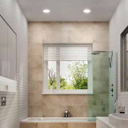 Commercial Electric 4" LED 3-Level Ultra Canless Recessed Light, Adjustable CCT