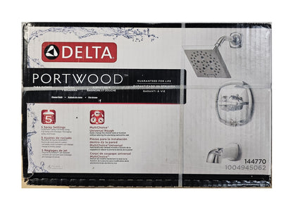 Delta Portwood 1-Handle Tub and Shower Faucet  in Chrome Valve Included