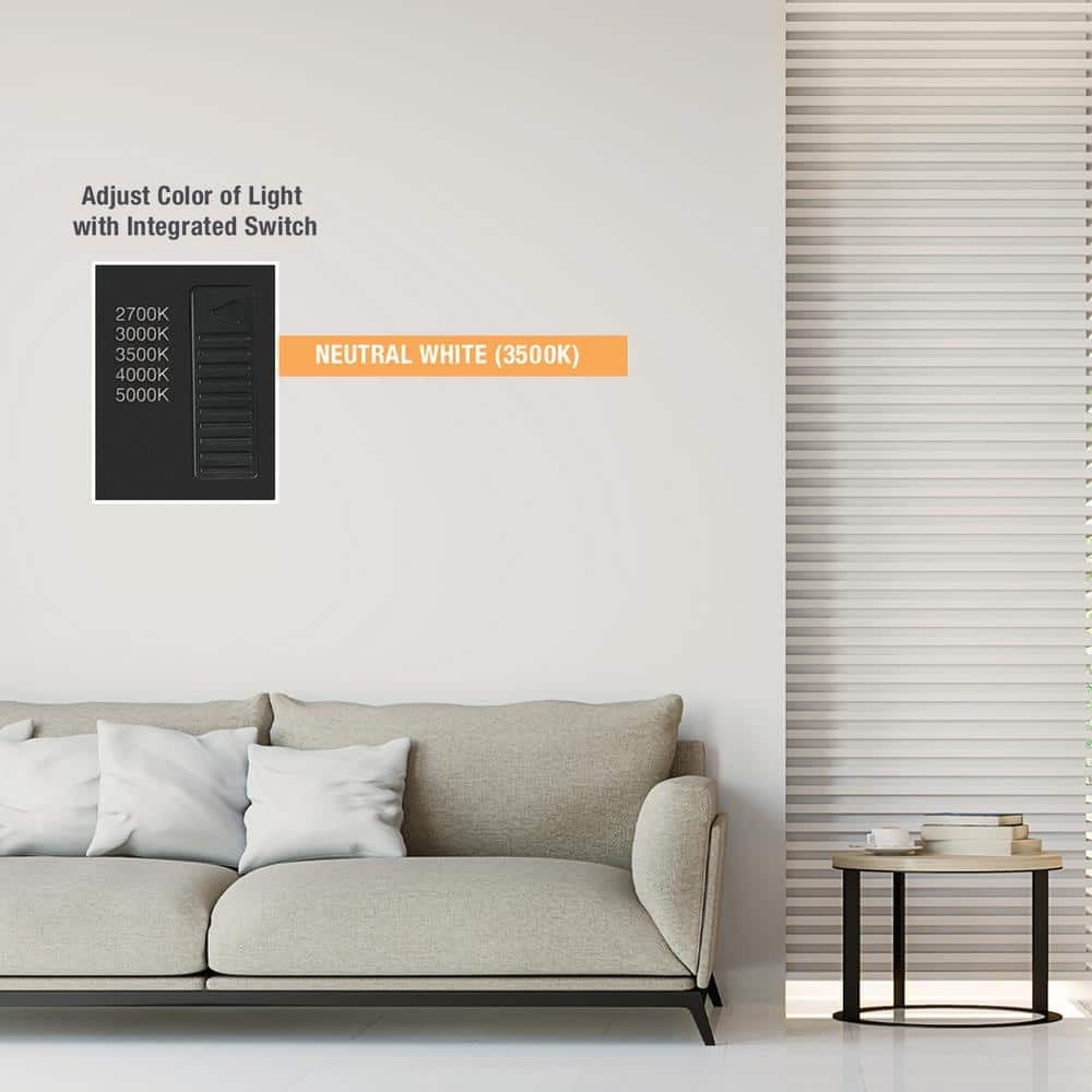 Commercial Electric Integrated LED 6" Retrofit Ultra Slim  Recessed Light, White