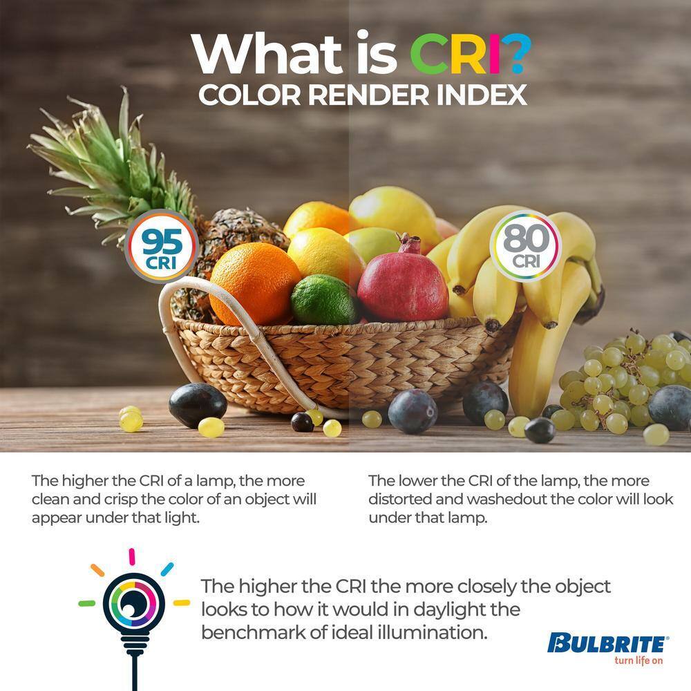 Bulbrite 5.5 in. White Round Flush Mount Ceiling Light w/ Plastic Shade PRI