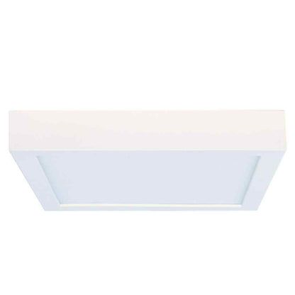 Bulbrite 5.5 in. White Round Flush Mount Ceiling Light w/ Plastic Shade PRI