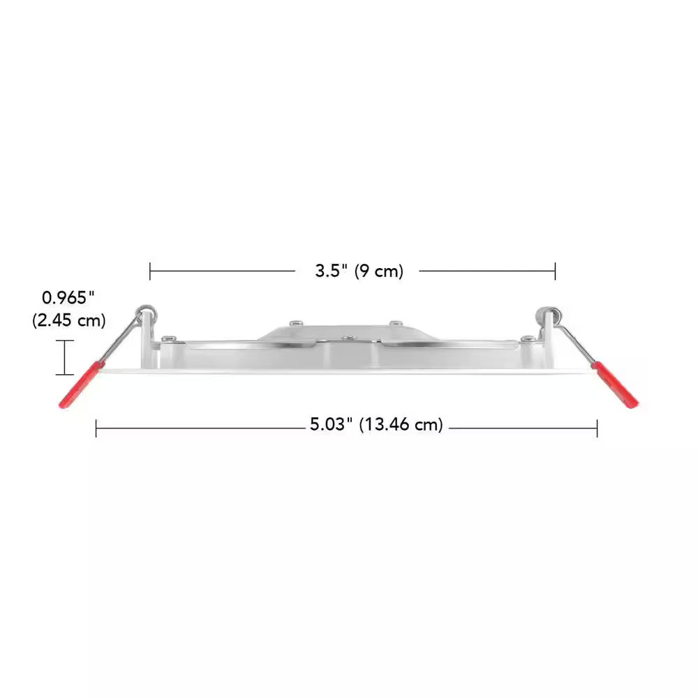 Commercial Electric 4" Canless Selectable Lumens  Color Recessed Lights 4 Pack