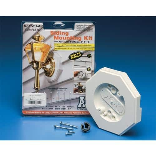 Arlington Industries Dutch Lap Siding Mounting Kit with Built-in Box Single Pack