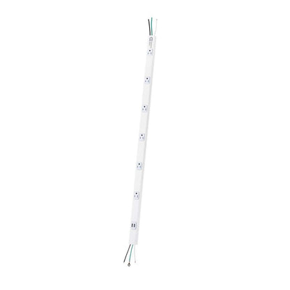 Commercial Electric Cordless 6-Outlet Power Strip with 2 USB-A Ports White