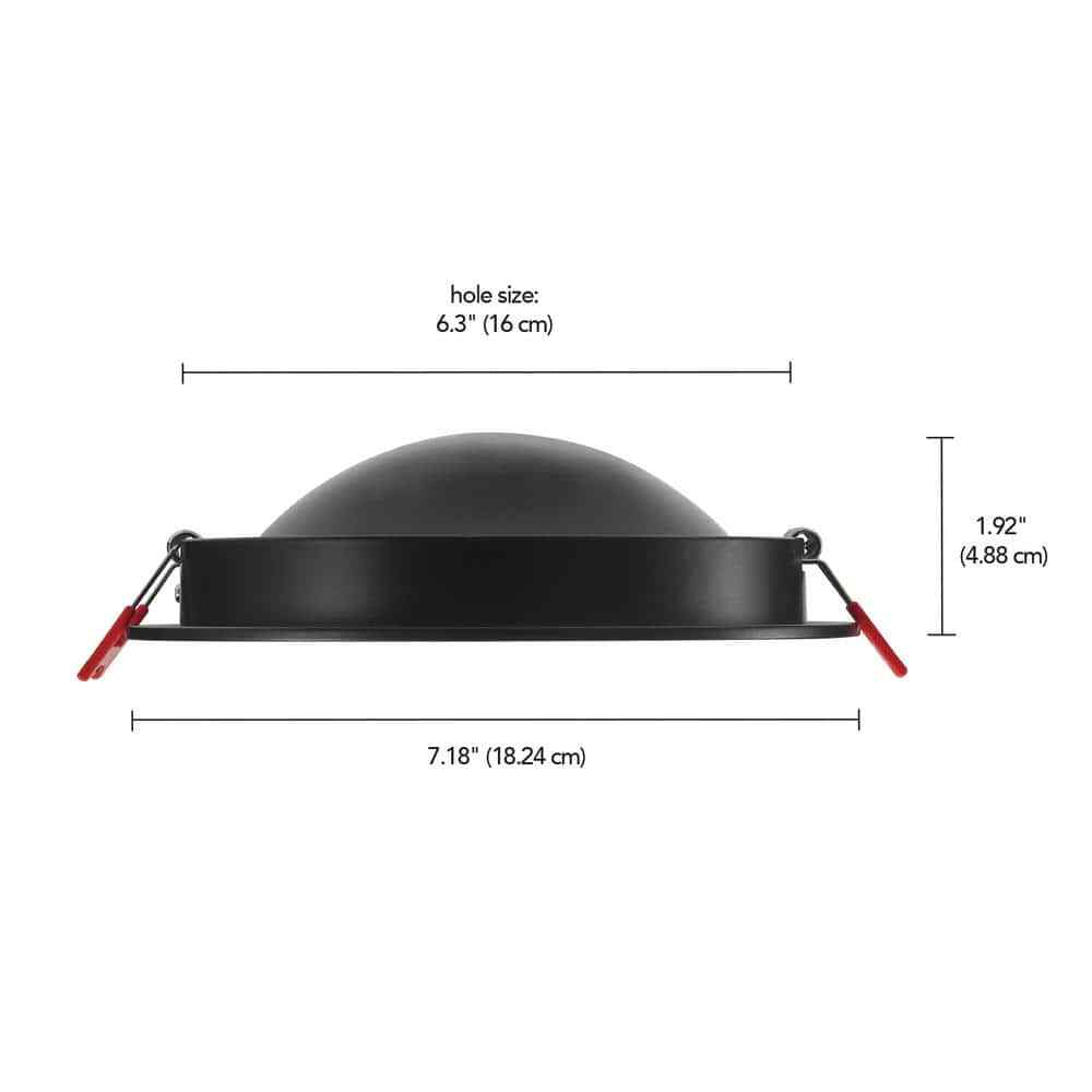 CE Directional Integrated LED 6 in Round Adj Color Temp Canless Recessed Light