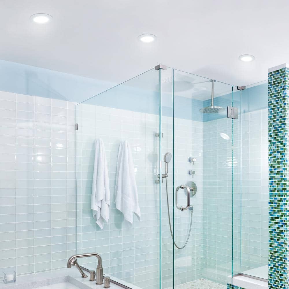 Commercial Electric Integrated LED 6" Retrofit Ultra Slim  Recessed Light, White