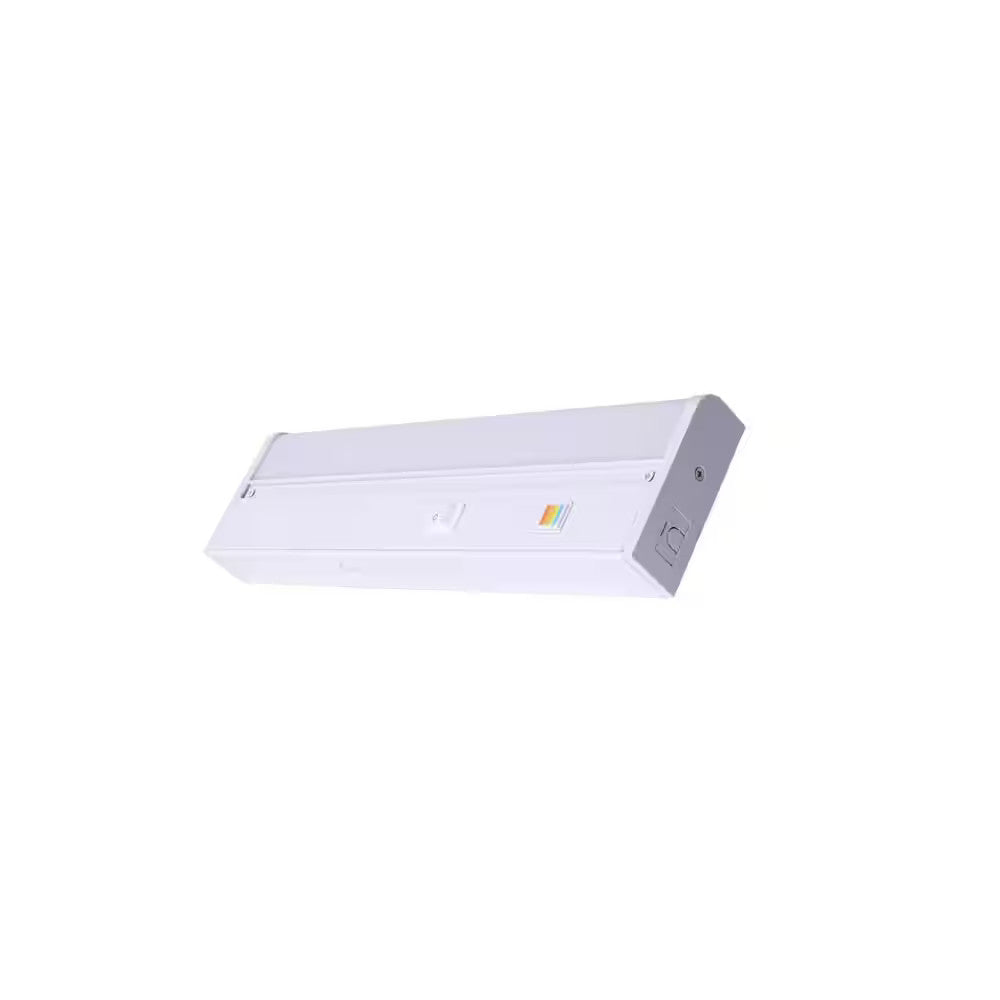 Commercial Electric 12" Hardwired White LED 5CCT Linkable Under Cabinet Light