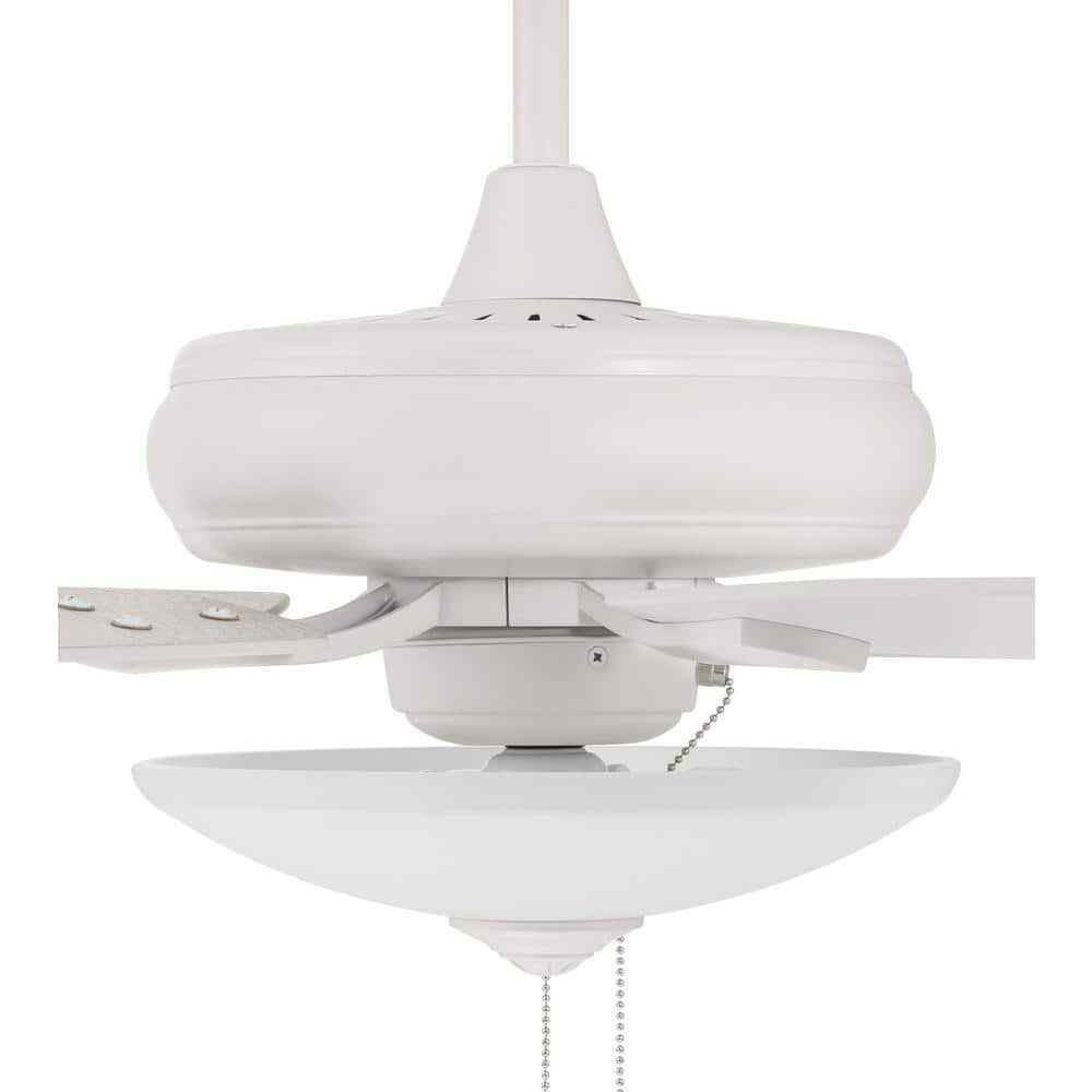 CRAFTMADE Eos 52 in. White Ceiling Fan w/ reversable blades and light kit