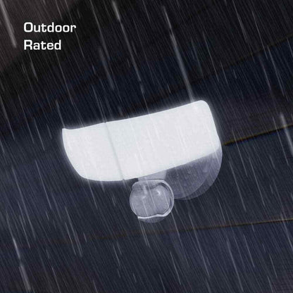 Defiant MaxDetect Motion Wired 2-Head LED Security Flood Light, White, Outdoor