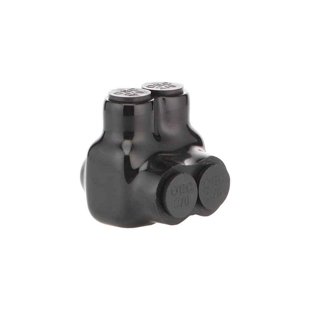 Commercial Electric 14 AWG to 2/0 AWG 2-Port Insulated Multiple Tap Connector 
