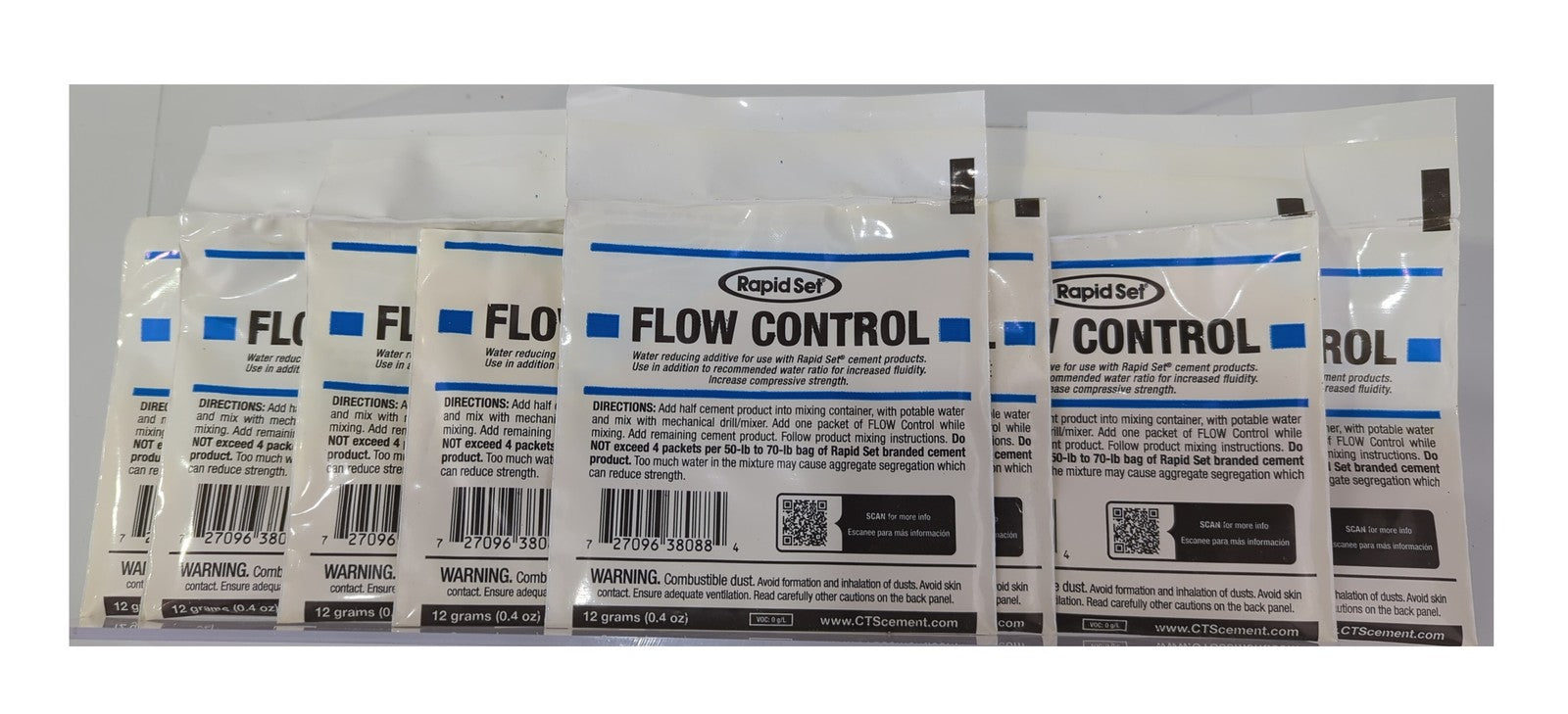 *8 PACK* Rapid Set 0.4 oz. Concrete Additive Pharmacy Flow Control 82100000