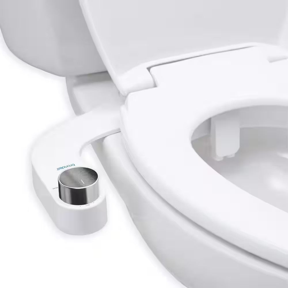 Brondell FreshSpa Comfort+ Ambient Temp Non-Electric Bidet Attachment in White