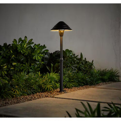 100 Lumen Low Voltage Black Plug-in Integrated LED Landscape Path Light Kit