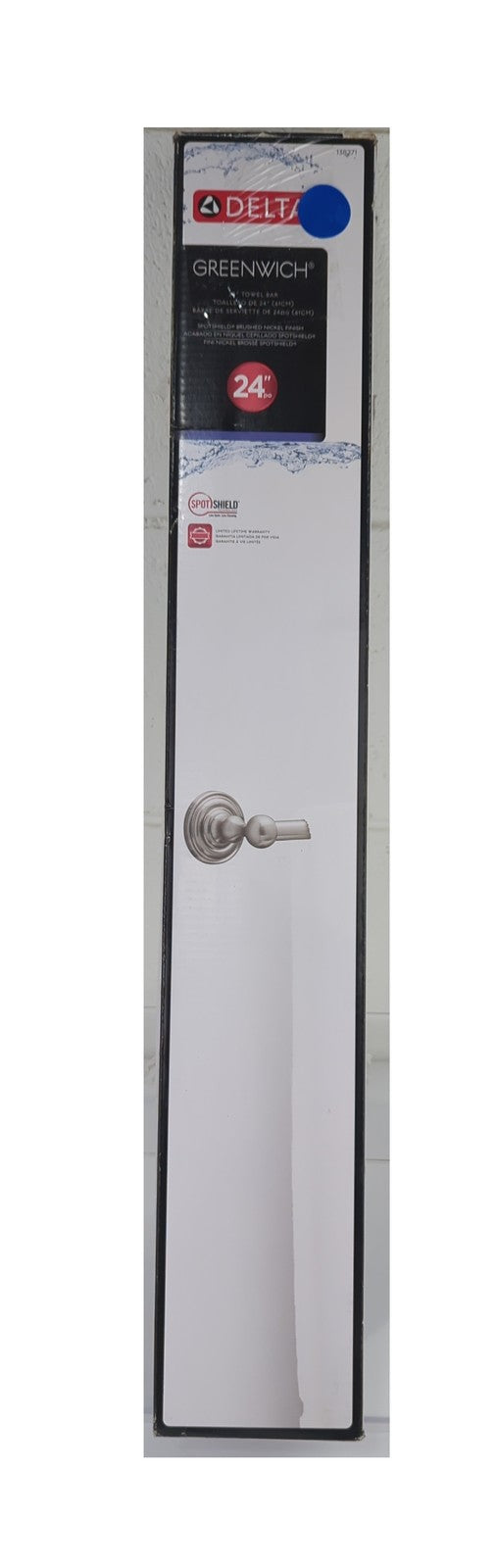 Delta Greenwich 24 in. Towel Bar in SpotShield Brushed Nickel 138271